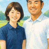 松山英樹の奥さんの顔【写真】榮倉奈々似で芦屋育ちのお嬢様の素顔！
